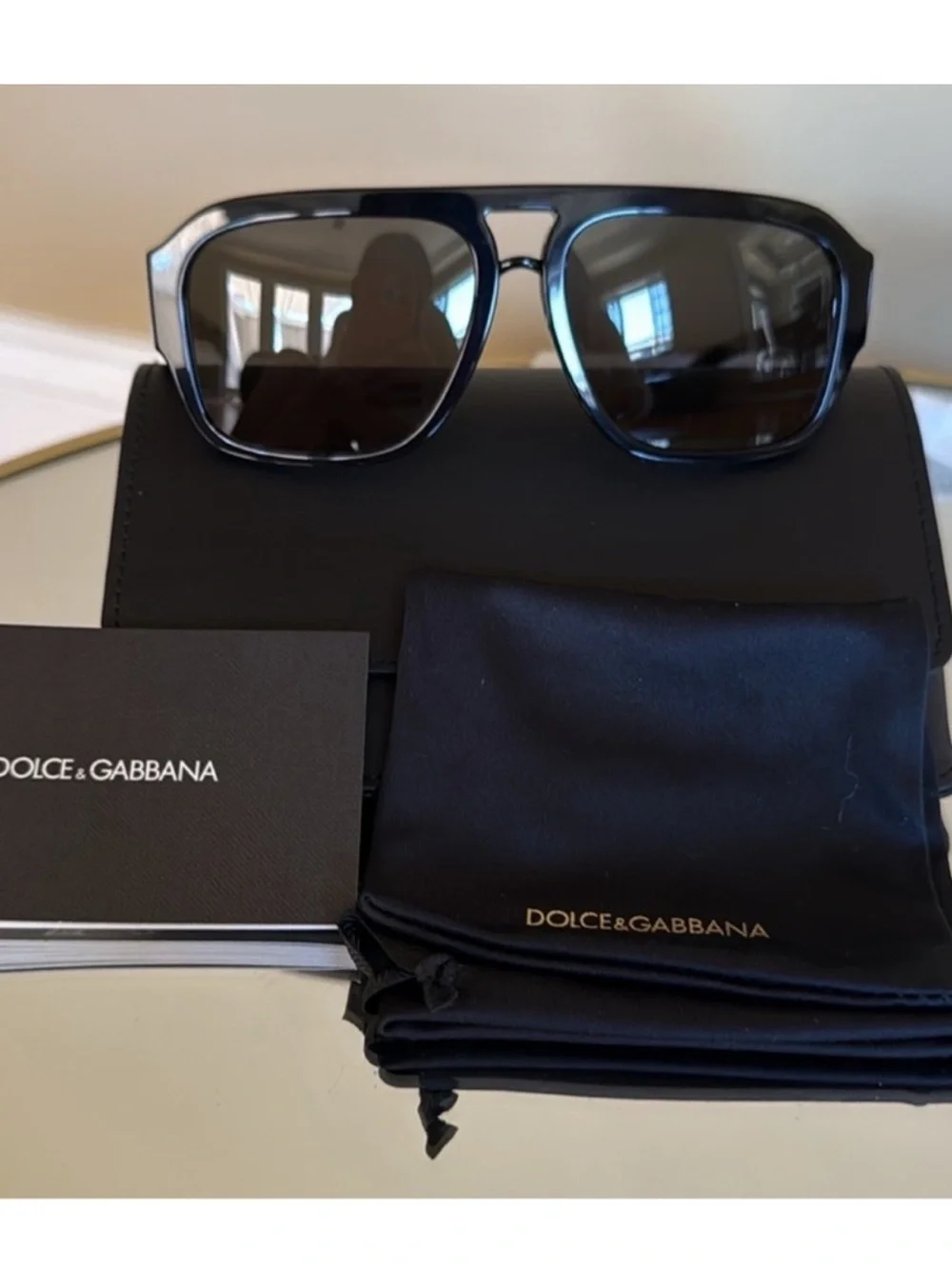 Dolce Gabbana DG4403 Men’s aviator sunglasses AUTHENTIC!